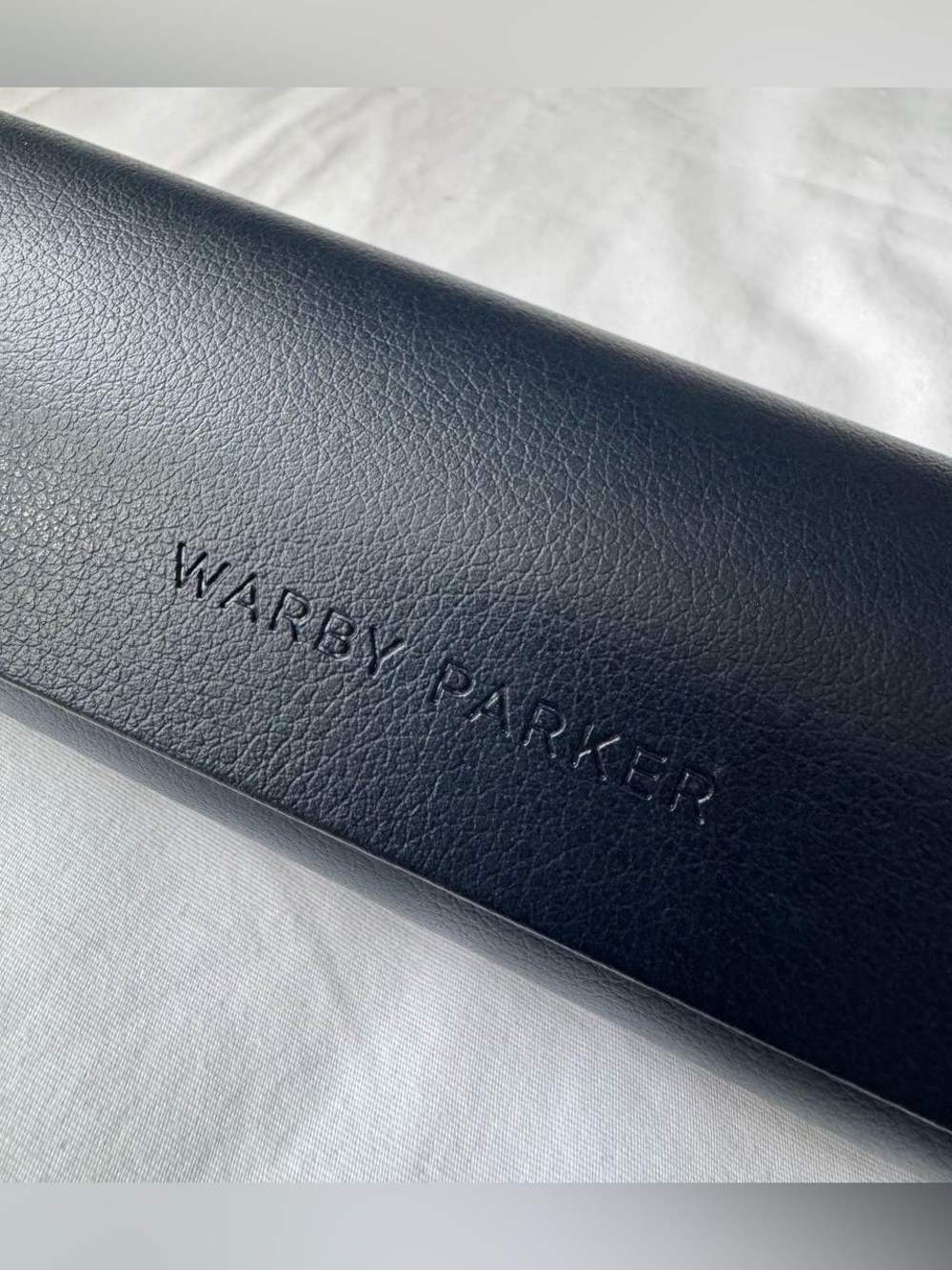 Warby Parker Blue Eyeglasses Glass Glasses Hard Magnetic Case (Only)